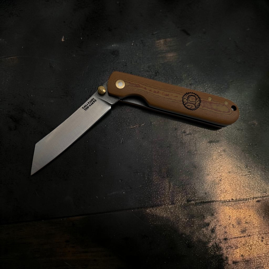Kahverengi İnce Saplı Katlanır Çakı – Model 29