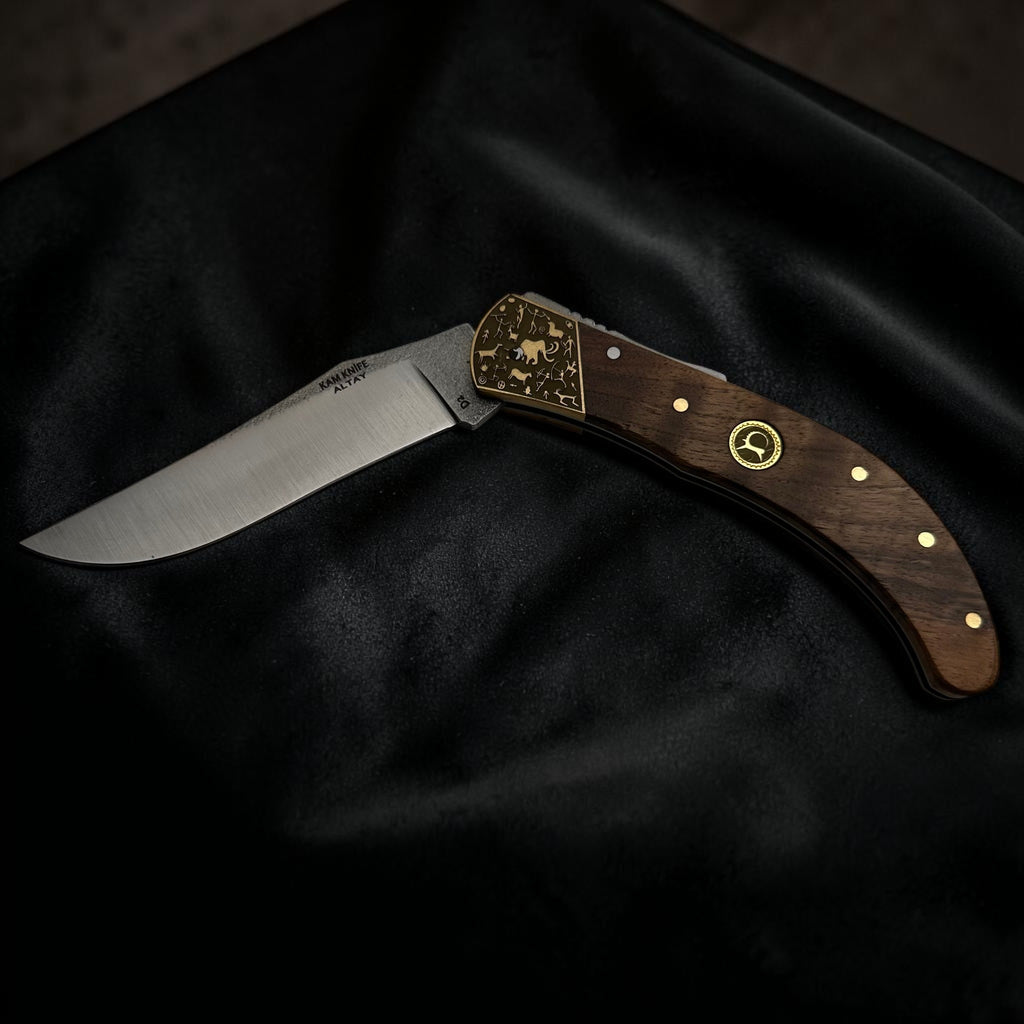 Ahşap Görünümlü Klasik Katlanır Çakı – Model 10