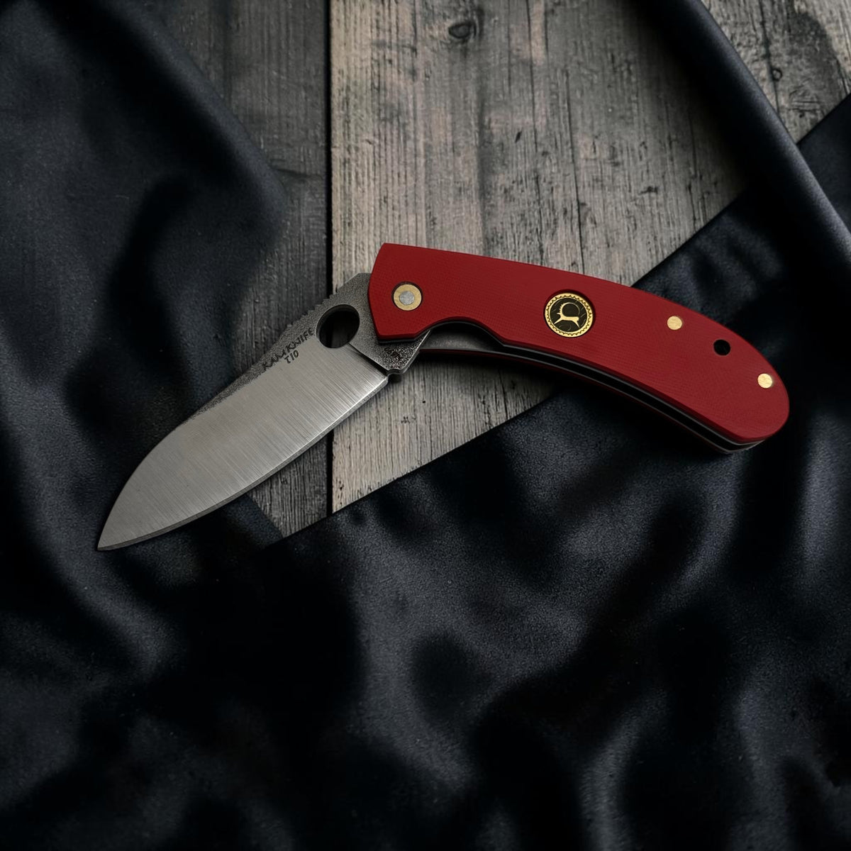 Kırmızı Saplı Modern Katlanır Çakı – Model 32