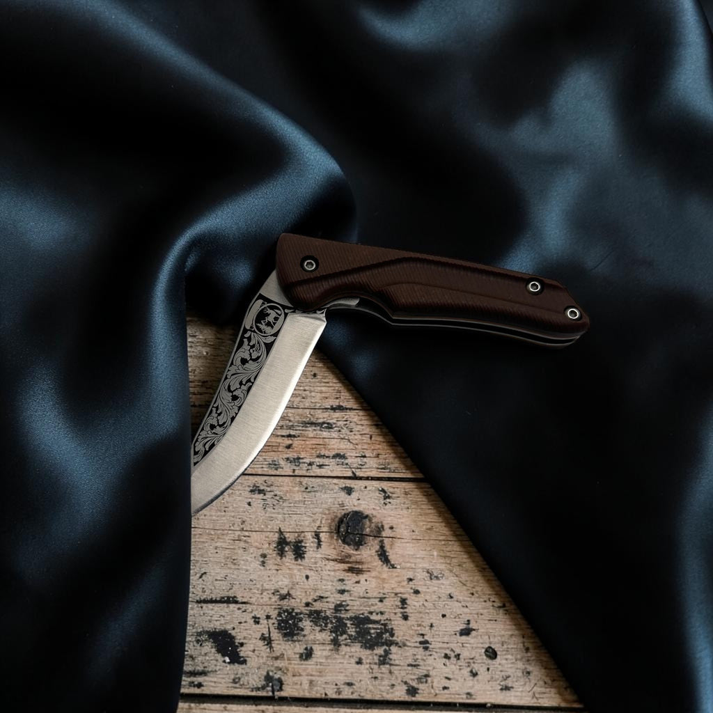 Kahverengi Saplı Dekoratif Çakı – Model 52