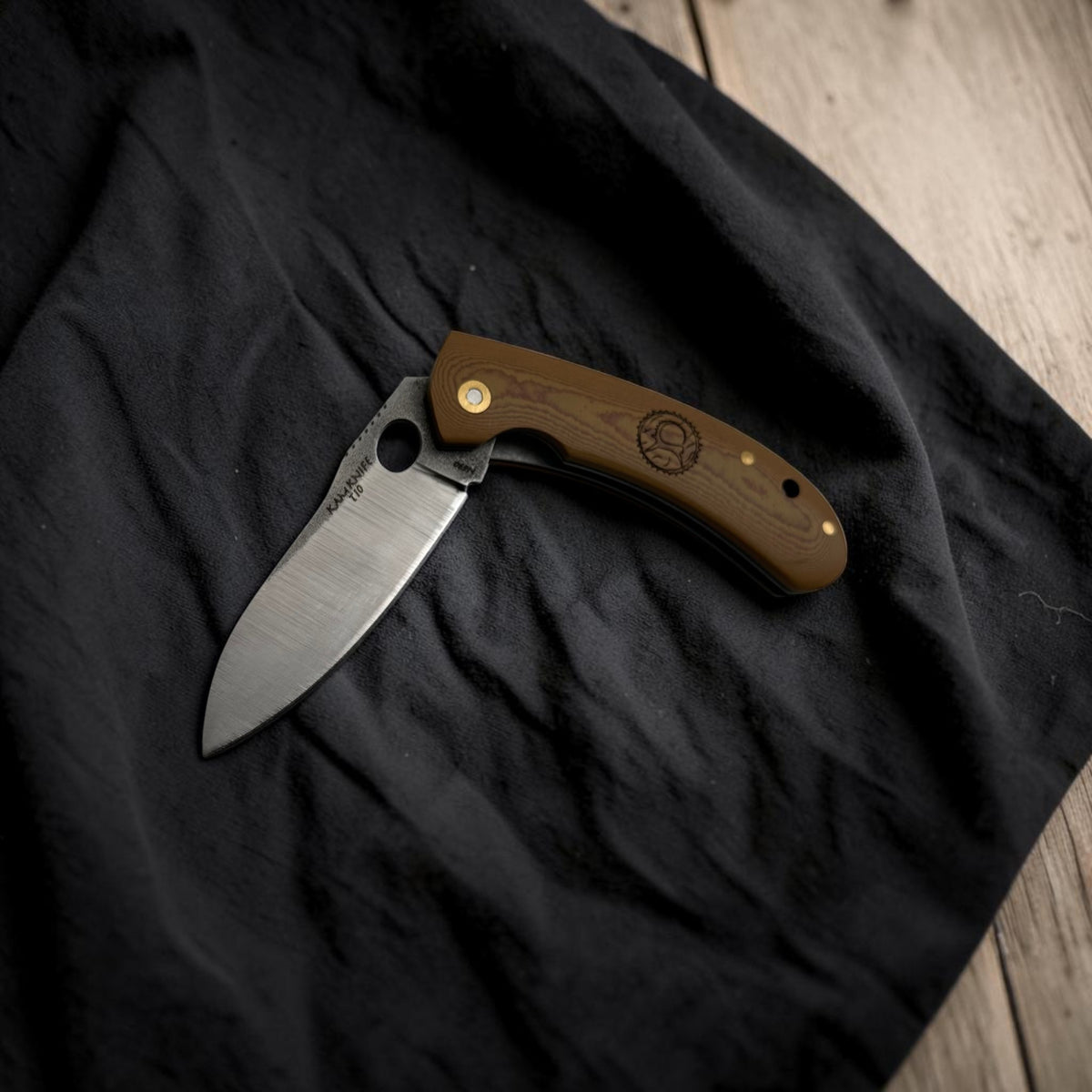 Kahverengi Dokulu Saplı Çakı – Model 19