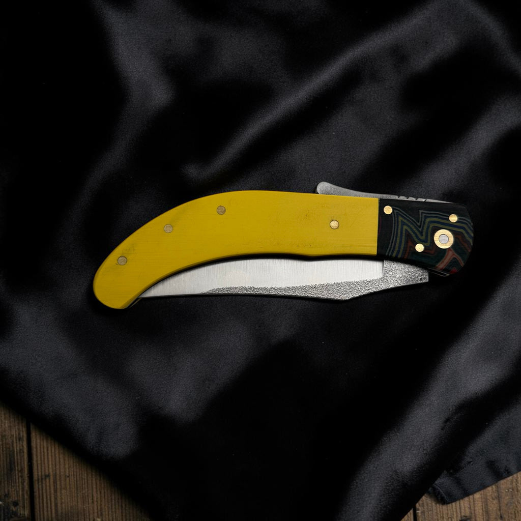 Sarı Saplı Katlanır Çakı – Model 1