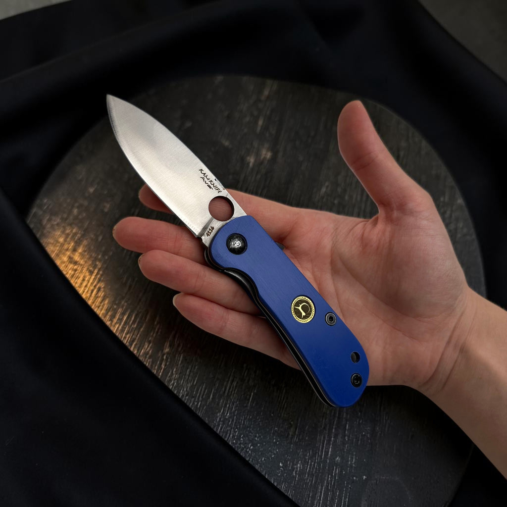 Mavi Saplı Kompakt Katlanır Çakı – Model 41