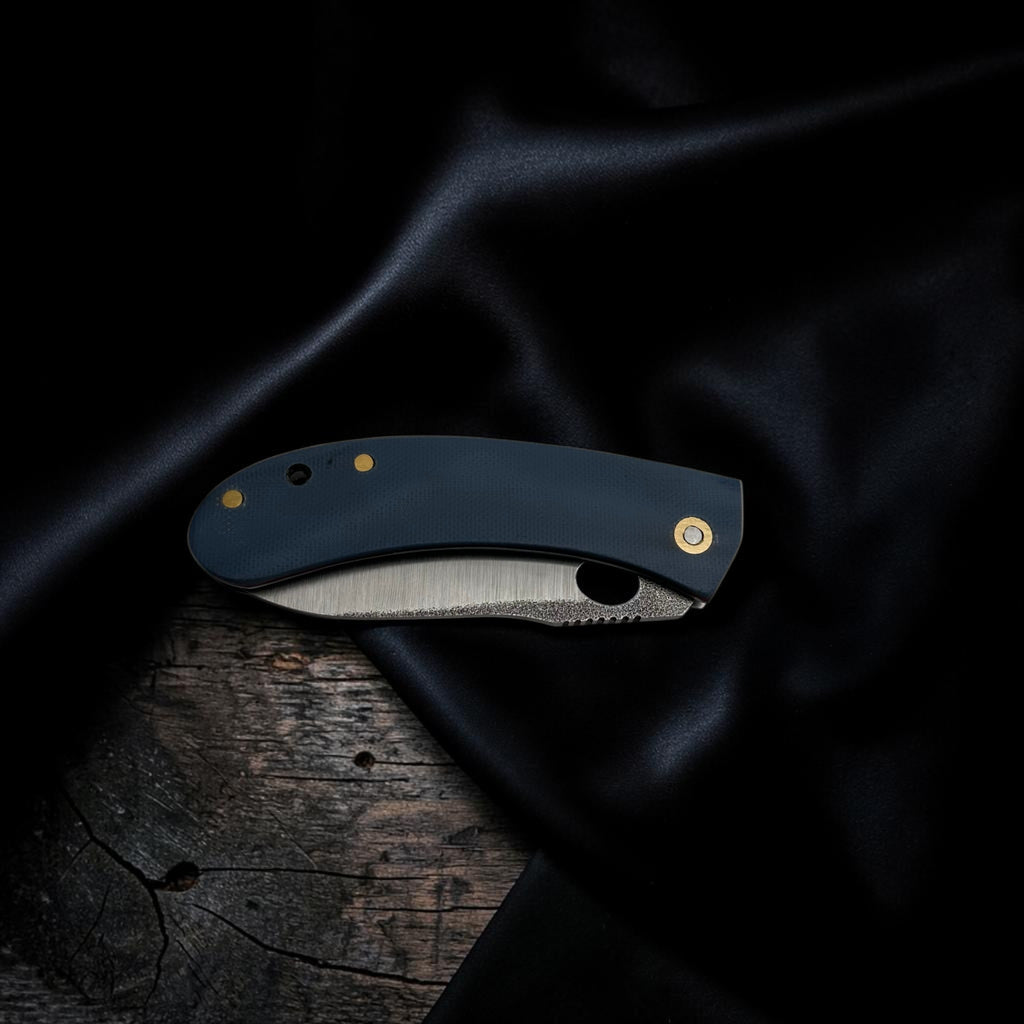 Lacivert Saplı Modern Katlanır Çakı – Model 33