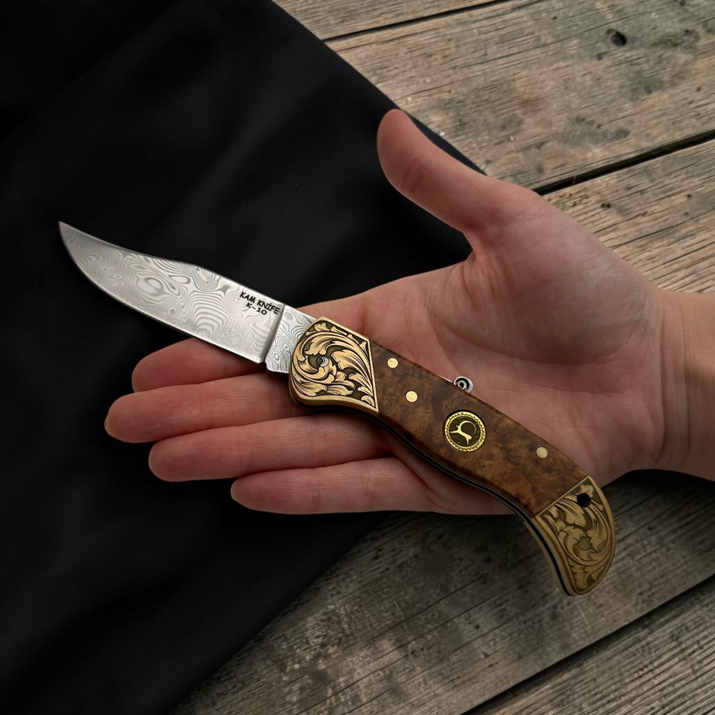 Kabartma Görünümlü Koleksiyonluk Çakı – Model 15