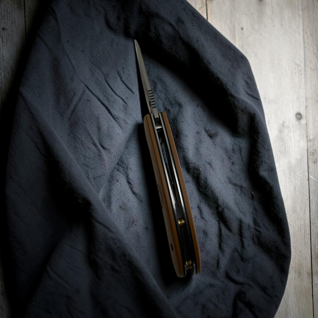Kahverengi Dokulu Saplı Çakı – Model 19
