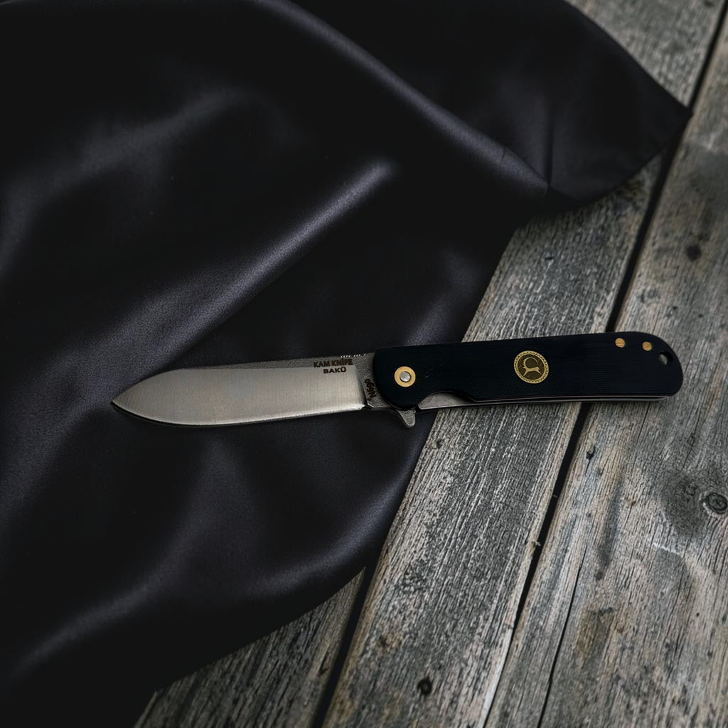 Siyah Saplı Modern Katlanır Çakı – Model 36