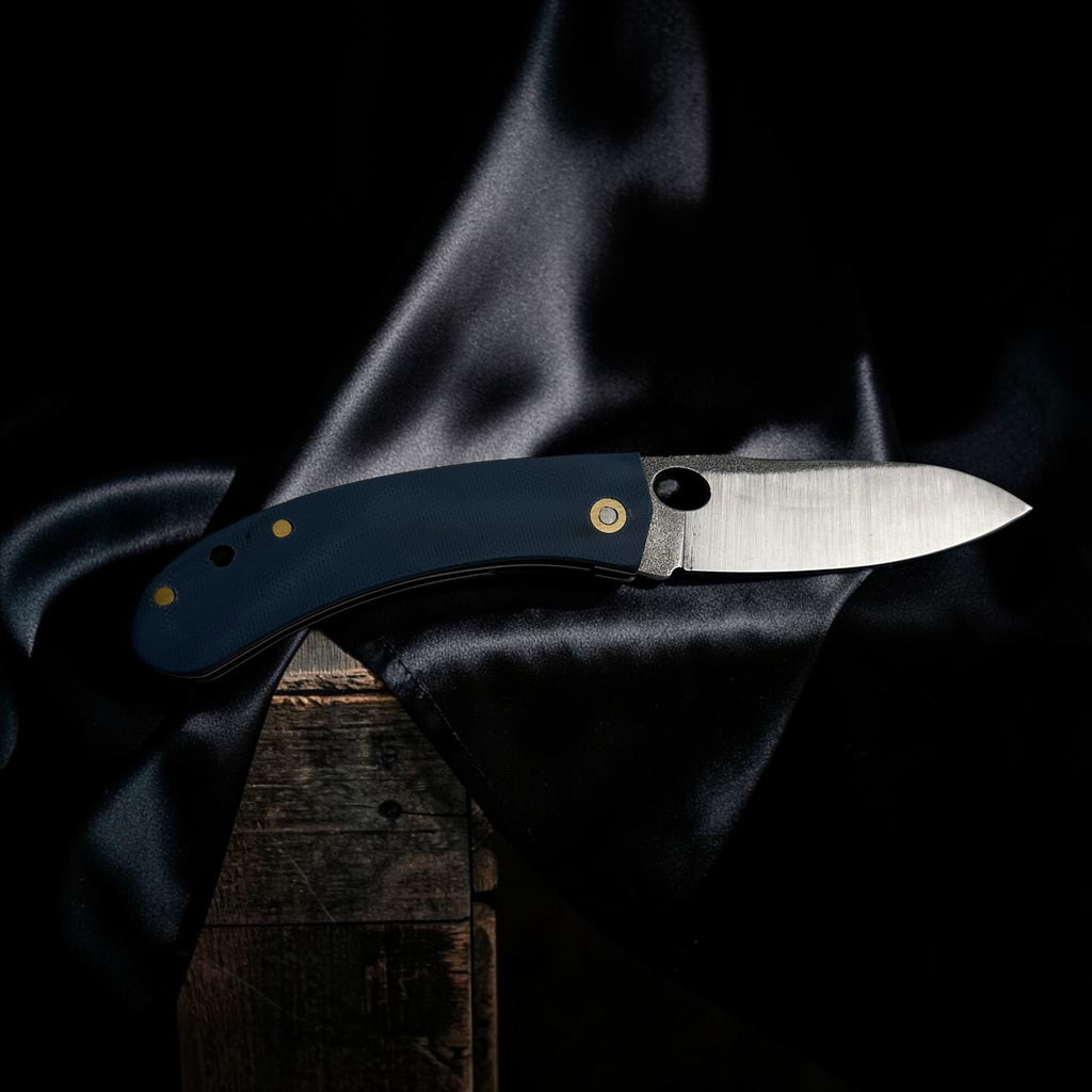 Lacivert Saplı Modern Katlanır Çakı – Model 33