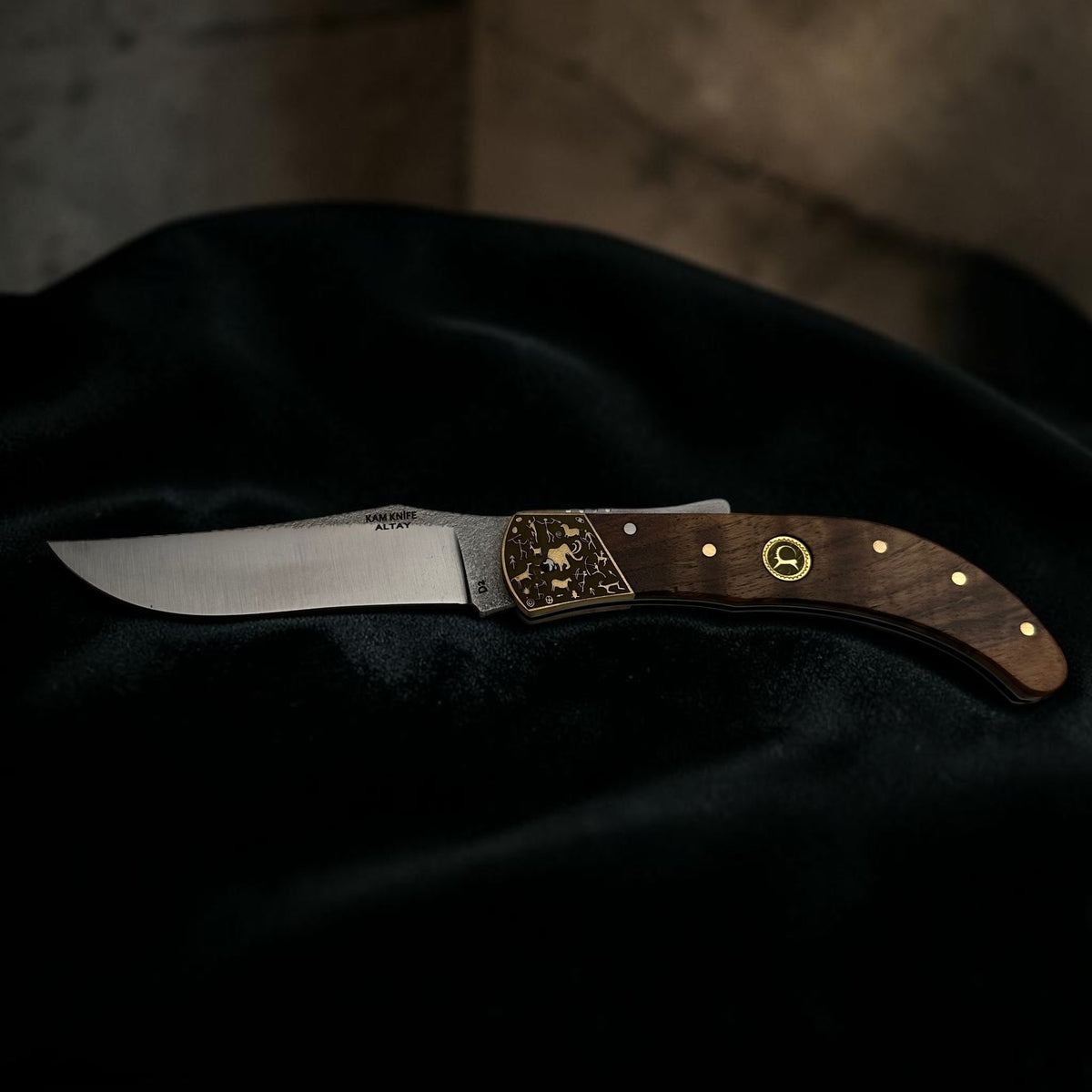 Ahşap Görünümlü Klasik Katlanır Çakı – Model 10