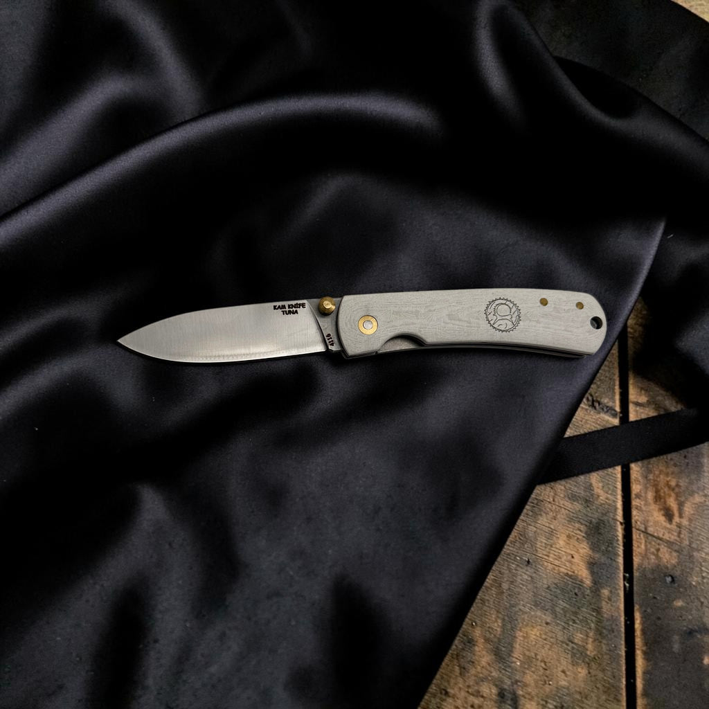 Beyaz Metalik Görünümlü Katlanır Çakı – Model 27