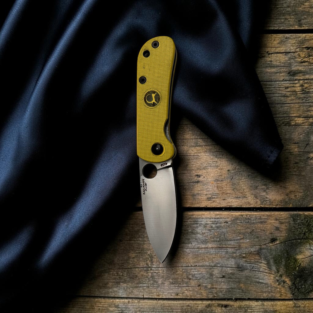 Sarı Delikli Sap Tasarımlı Çakı – Model 40