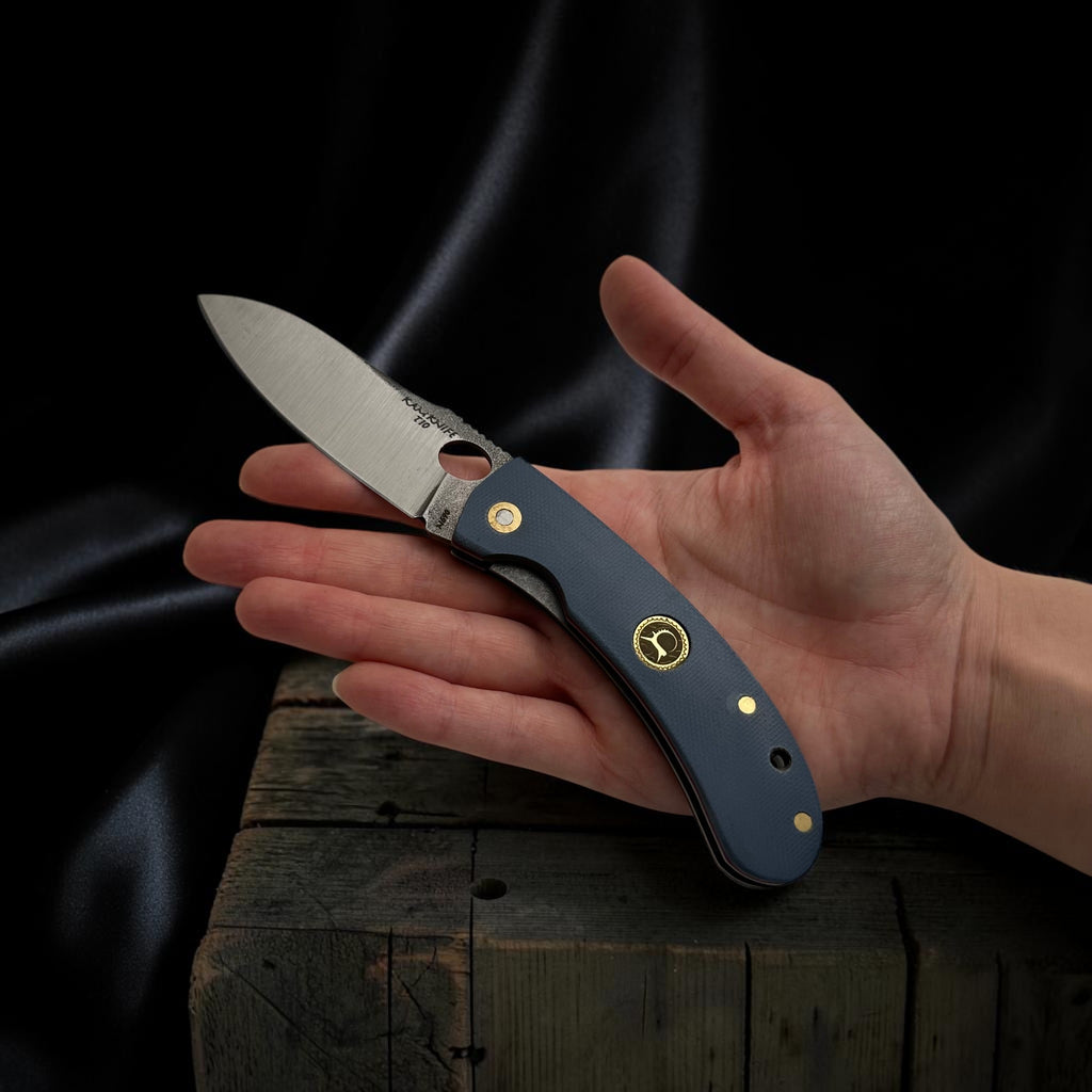 Lacivert Saplı Modern Katlanır Çakı – Model 33