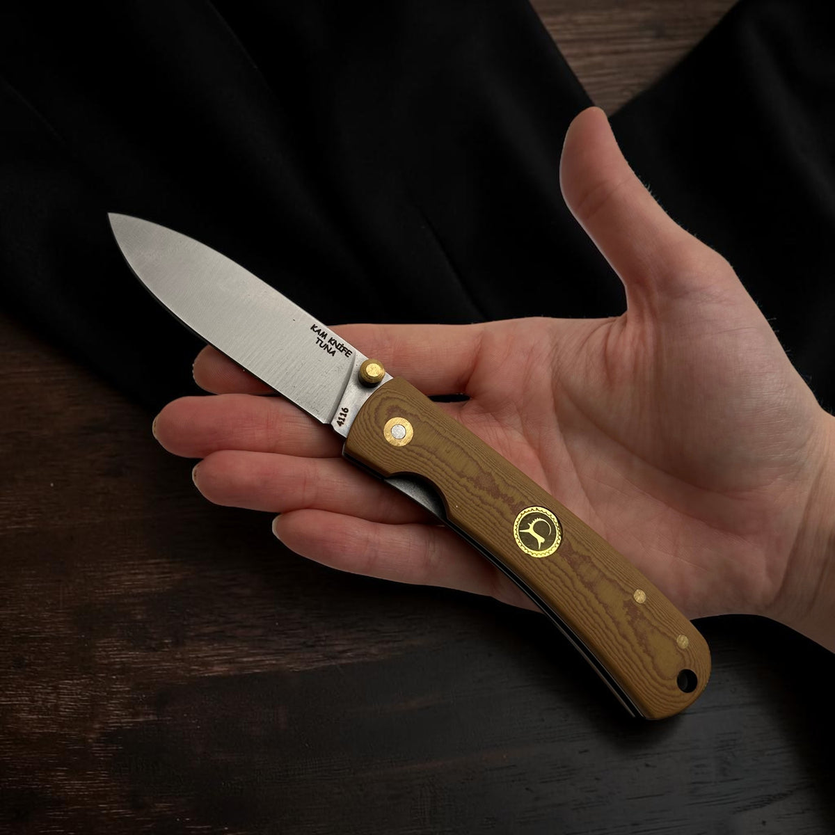 Açık Kahverengi Saplı Çakı – Model 28