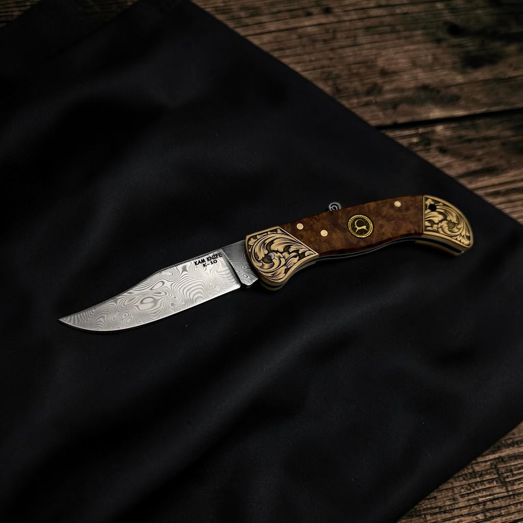 Kabartma Görünümlü Koleksiyonluk Çakı – Model 15
