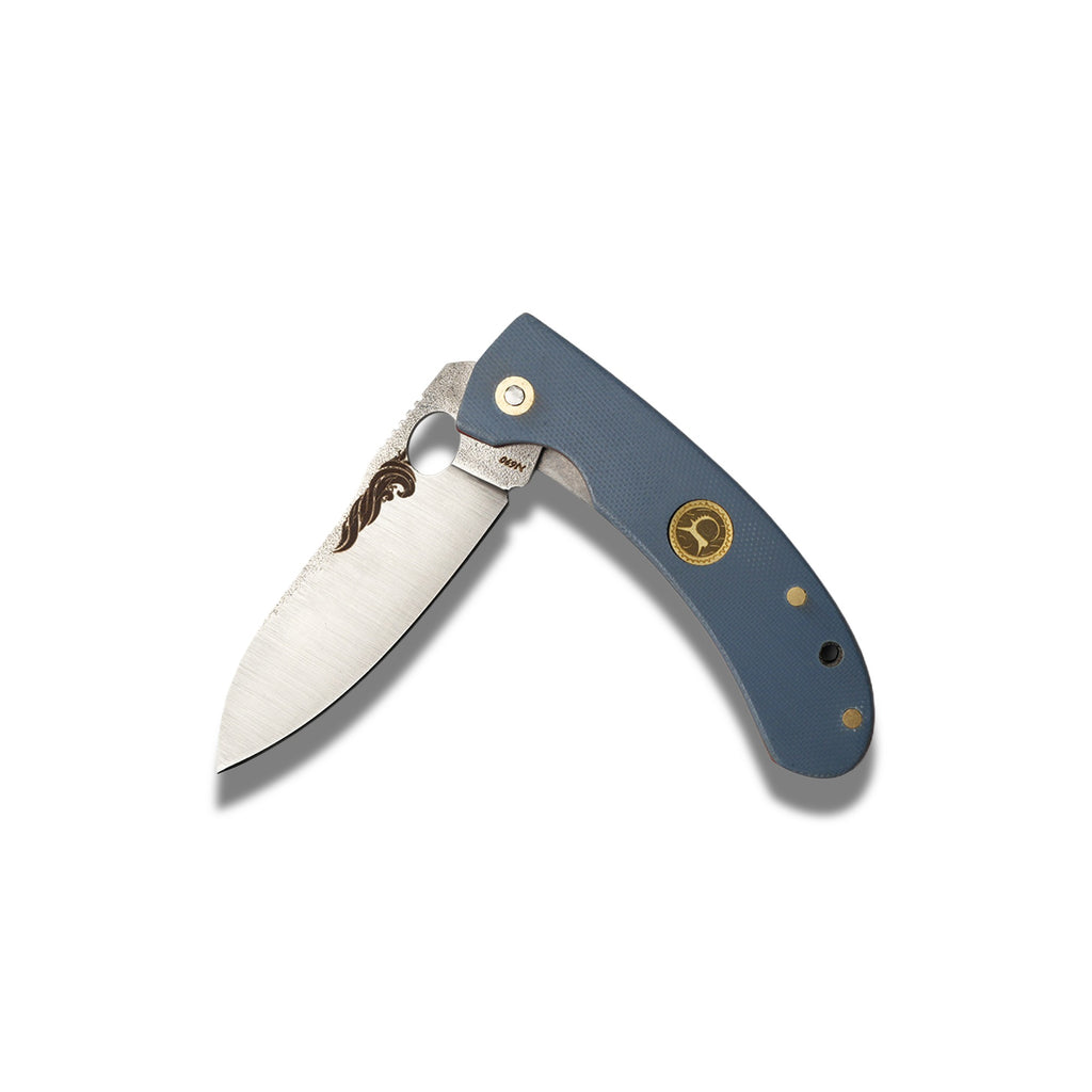Lacivert Saplı Modern Katlanır Çakı – Model 33