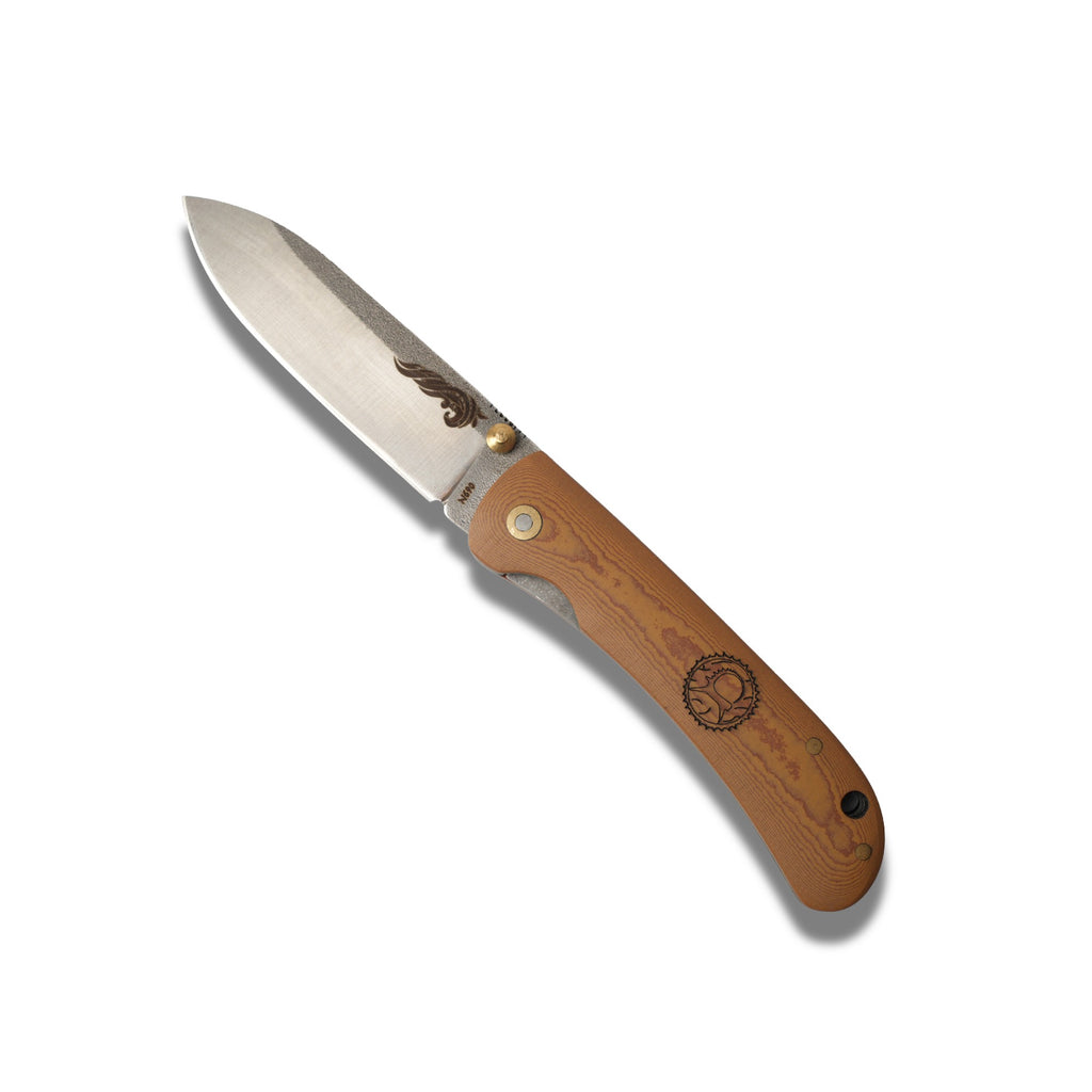 Kahverengi Dokulu Saplı Çakı – Model 19
