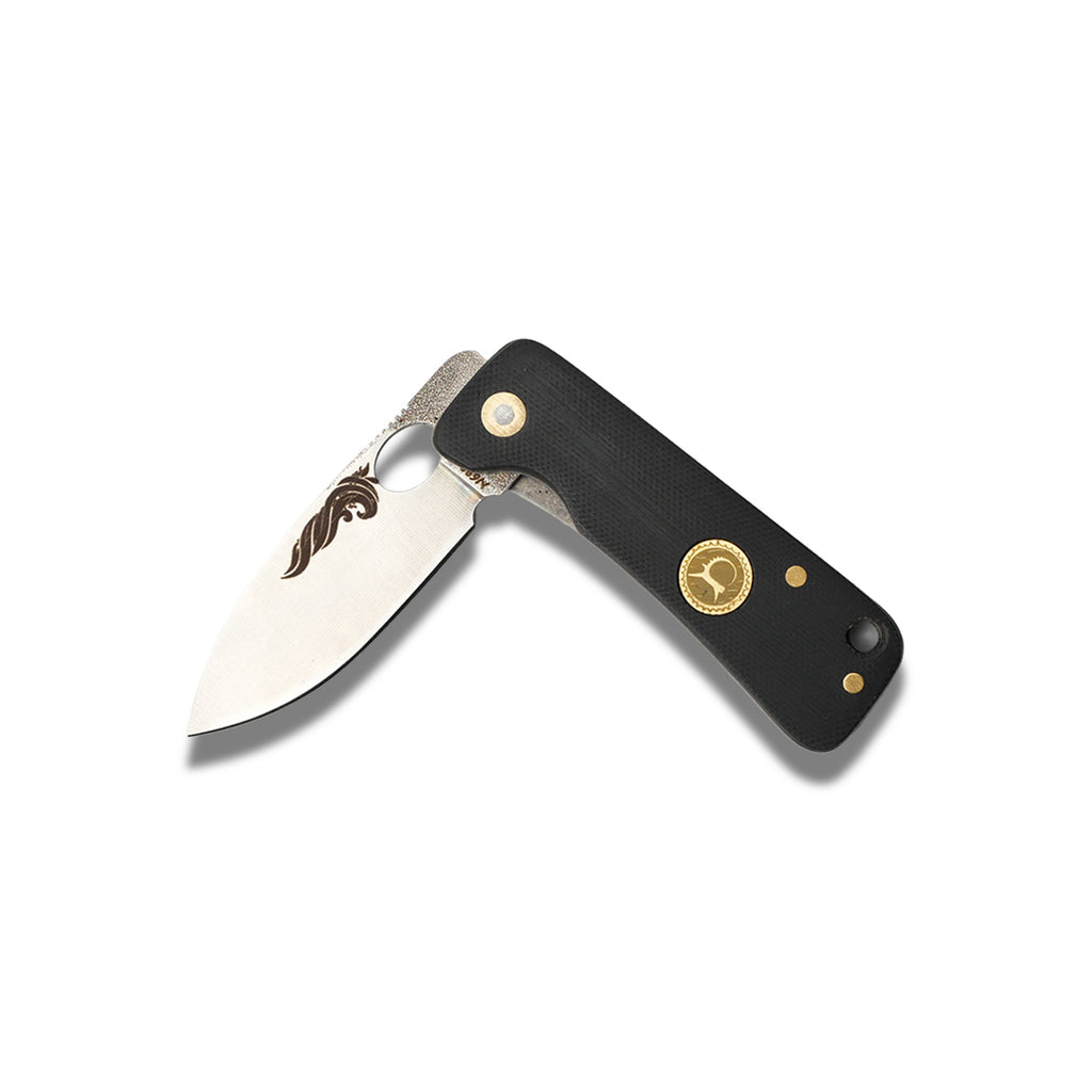 Siyah Minimal Katlanır Çakı – Model 18