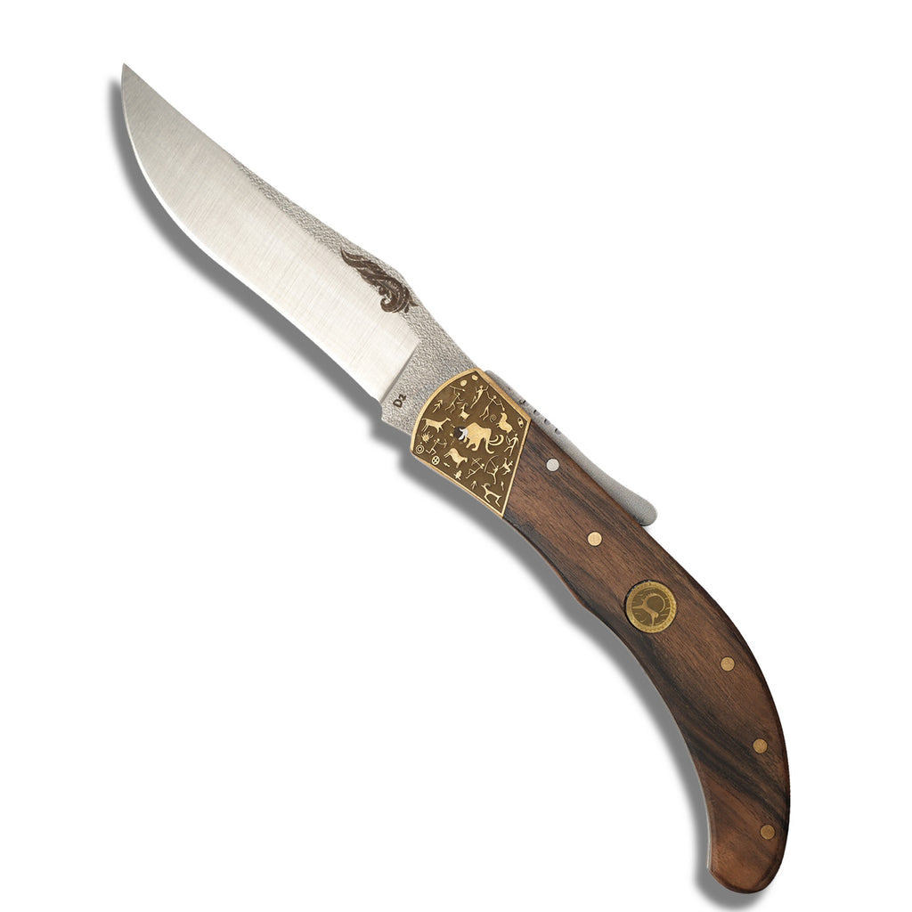 Ahşap Görünümlü Klasik Katlanır Çakı – Model 10