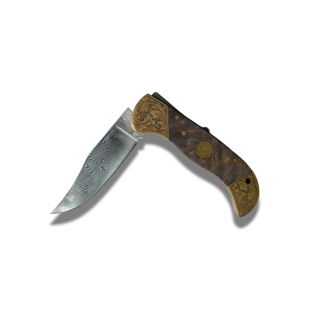 Kabartma Görünümlü Koleksiyonluk Çakı – Model 15