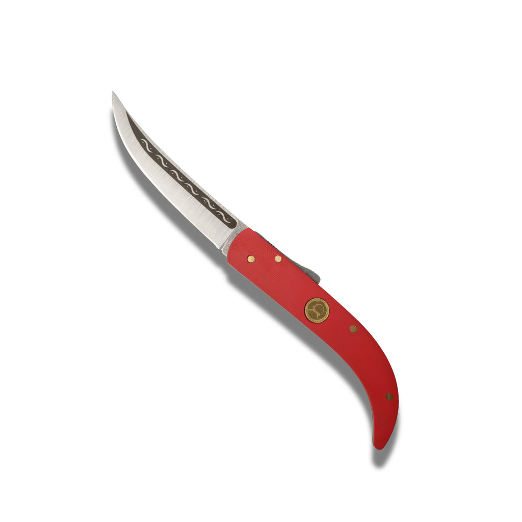 Kırmızı İnce Form Katlanır Çakı – Model 25