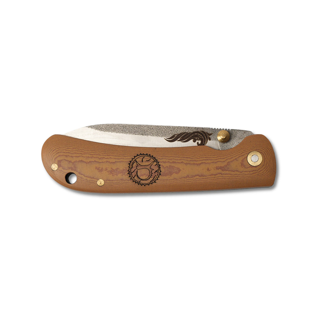 Kahverengi Dokulu Saplı Çakı – Model 19